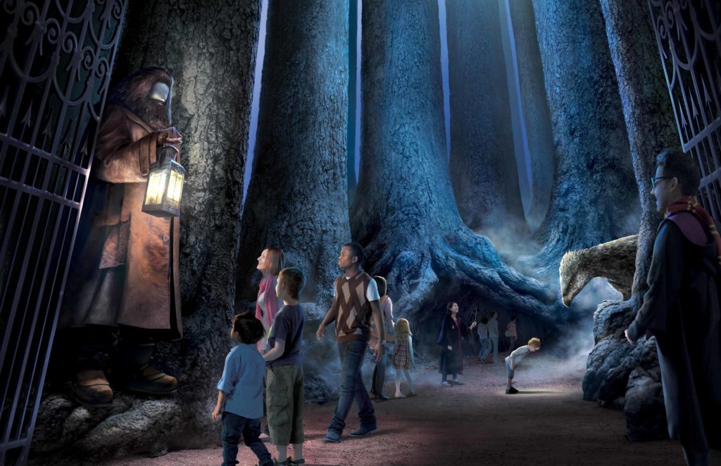 the forbidden forest at the harry potter studios