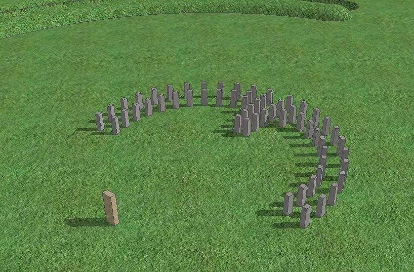 stonehenge bluestones concentric half circle 