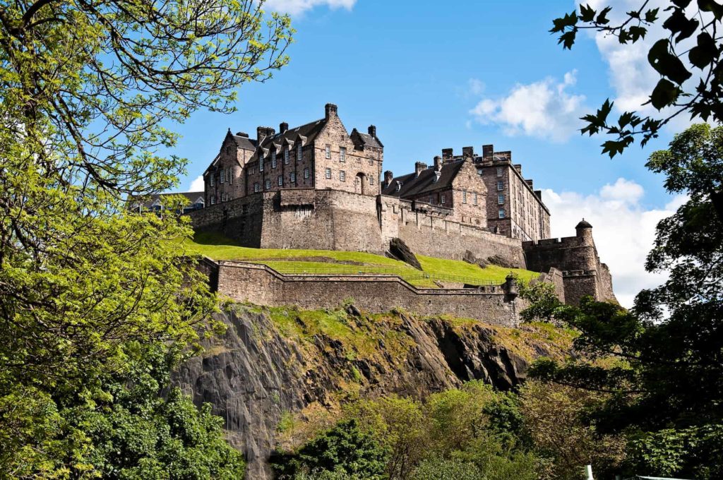 edinburgh castle in scotland
